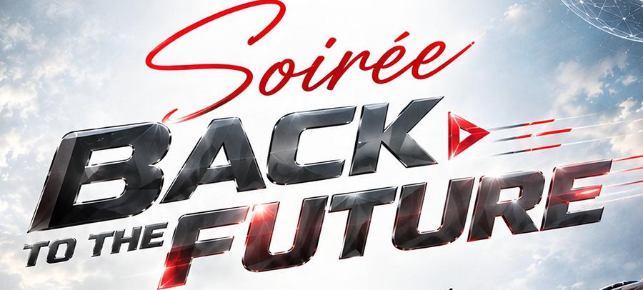 Lettrage Soirée Back to the Future